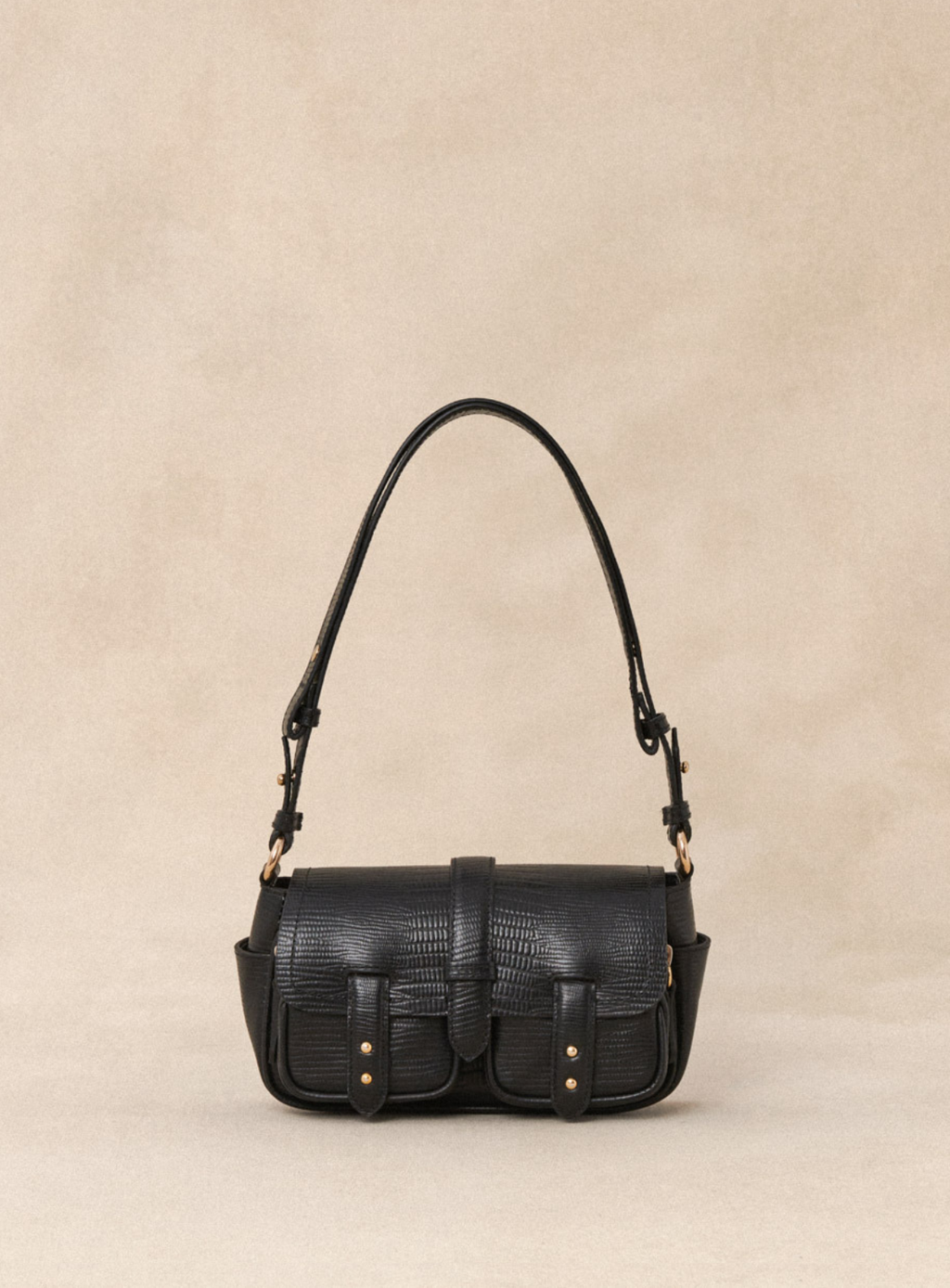 ミュージシャン buddix Mini Shoulder Bag FANTASTICS Steve: Small Black Leather Cargo Bag – Petite Mendigote