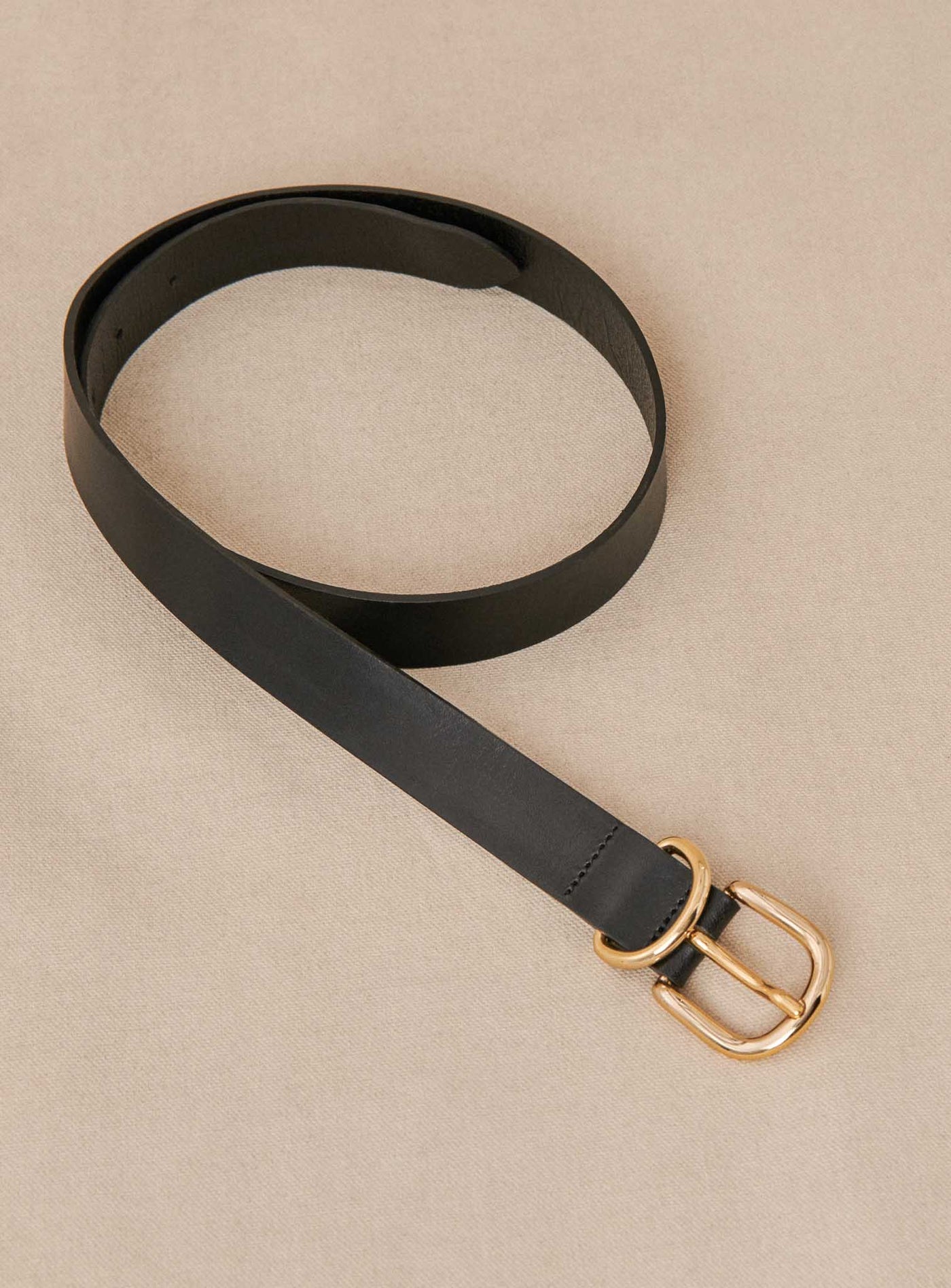 fw24 / ceinture astrid cuir - noir