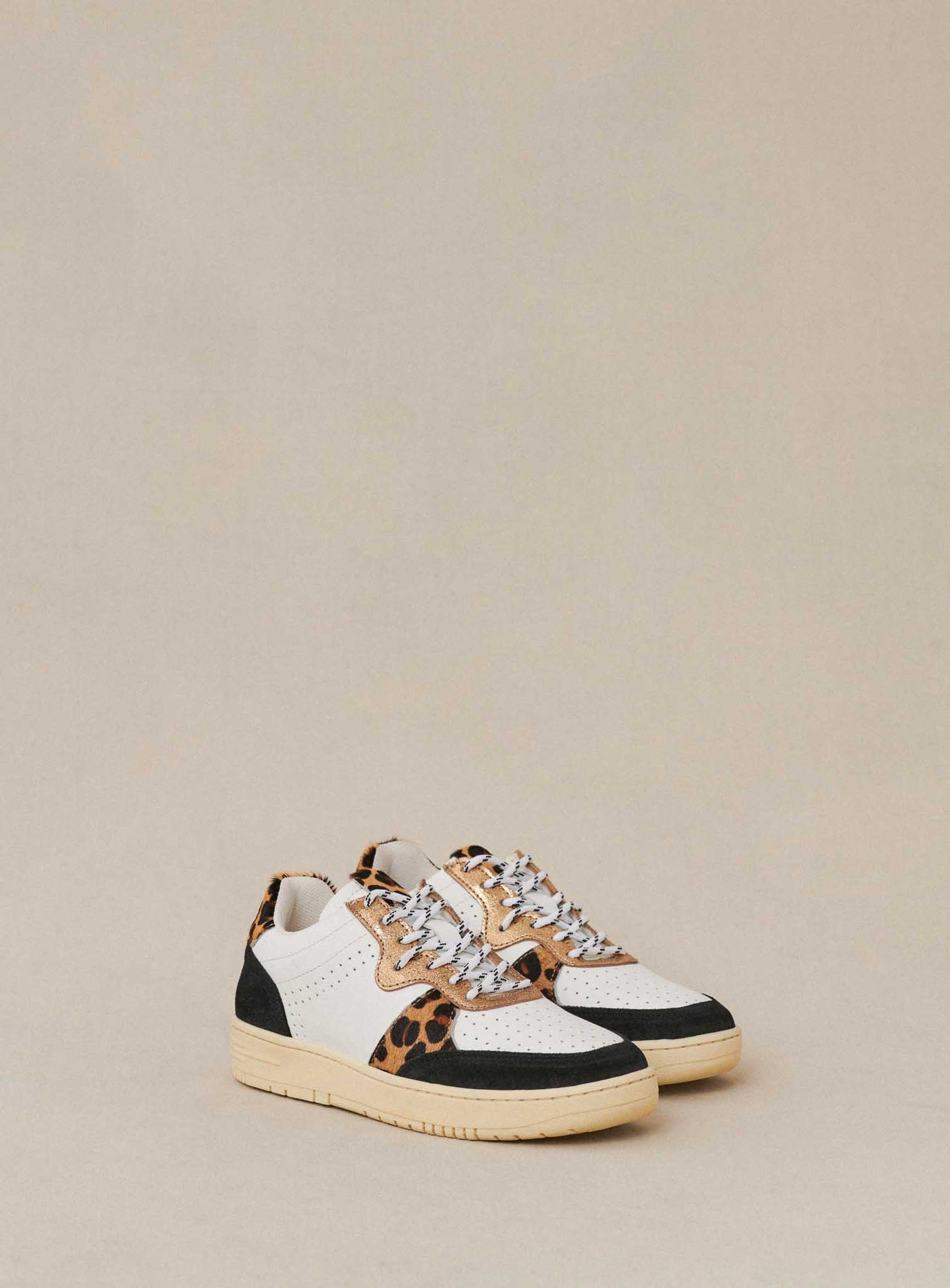 fw24 / baskets carlo leopard - leopard