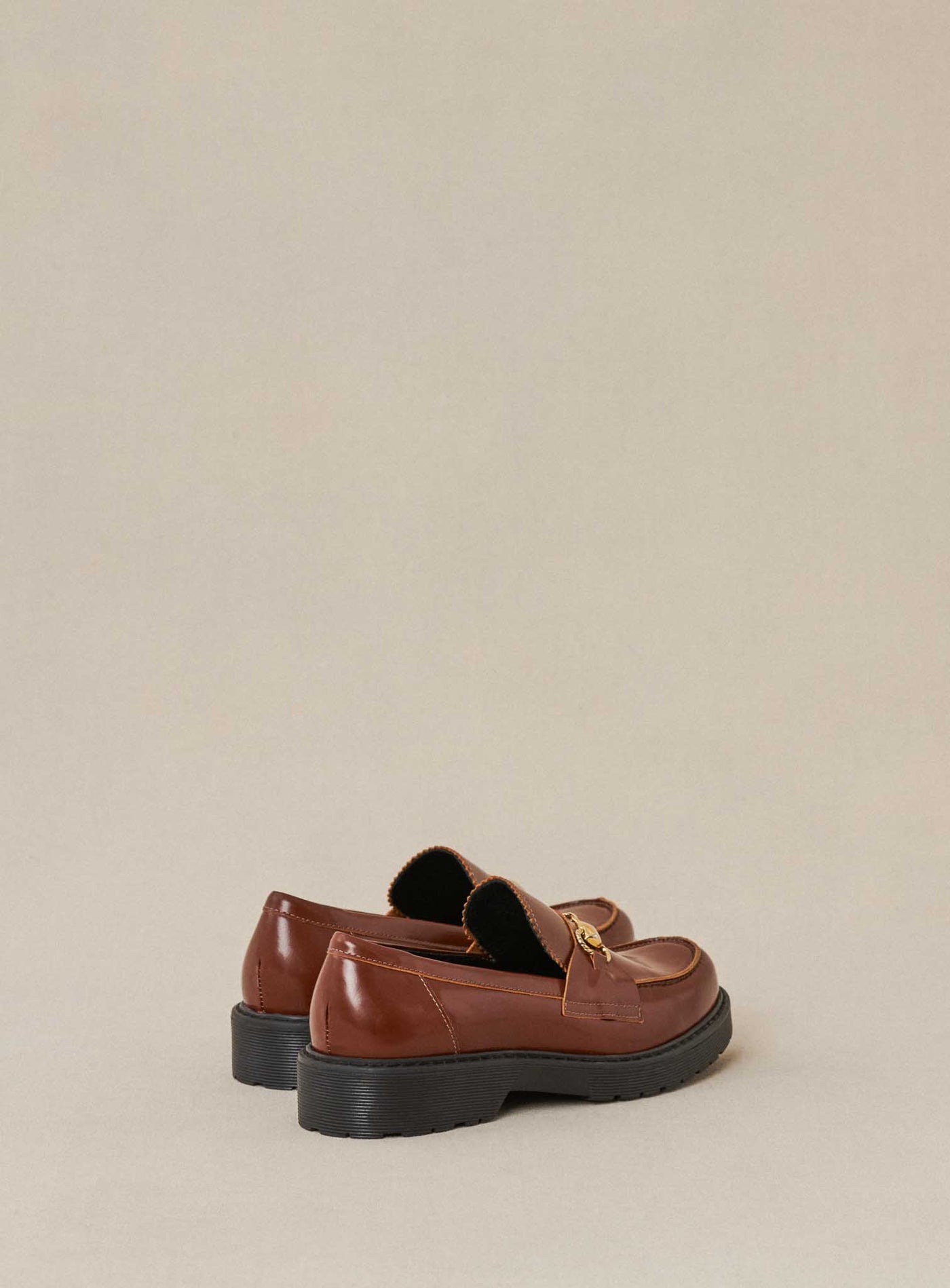 fw24 / mocassins come polido - cognac