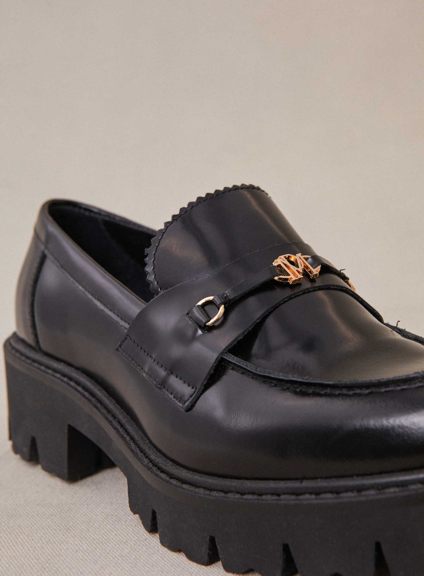 fw24 / mocassins semelle compensee - noir