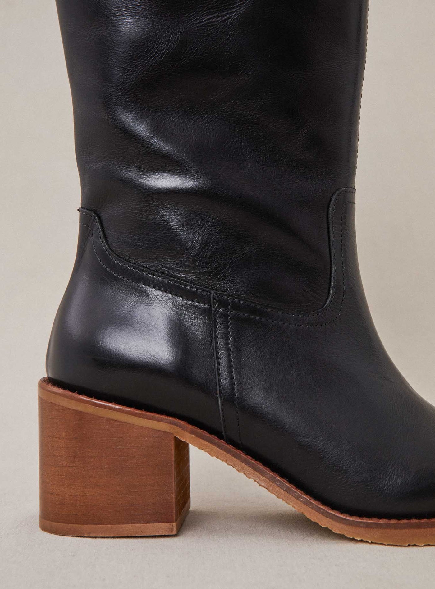 FW24 / Clement Stiefel mit niedrigem Absatz – Schwarz