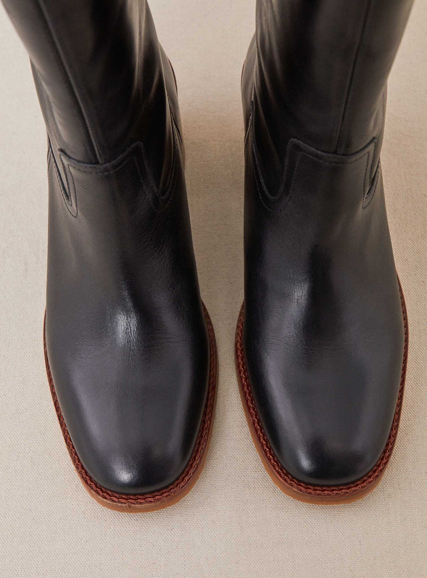 FW24 / Clement Stiefel mit niedrigem Absatz – Schwarz