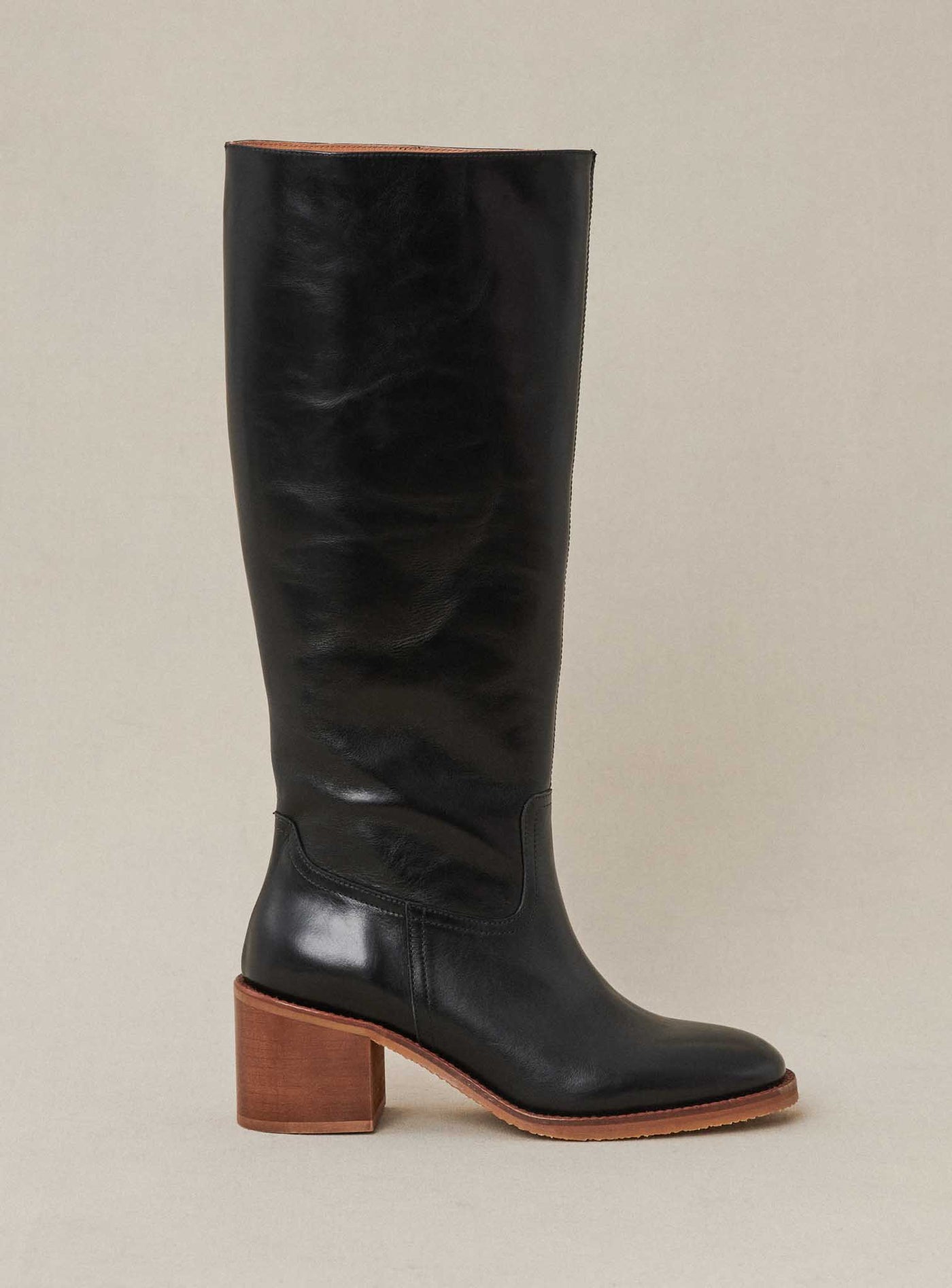 FW24 / Clement Stiefel mit niedrigem Absatz – Schwarz