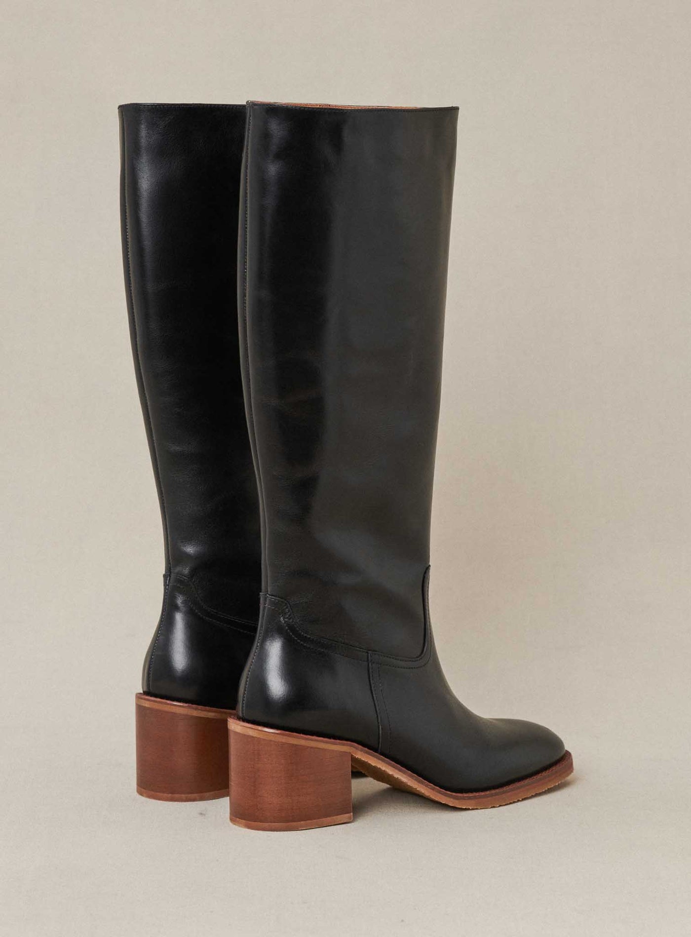 FW24 / Clement Stiefel mit niedrigem Absatz – Schwarz