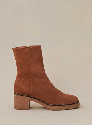 fw24 / bottine a talon - naturel