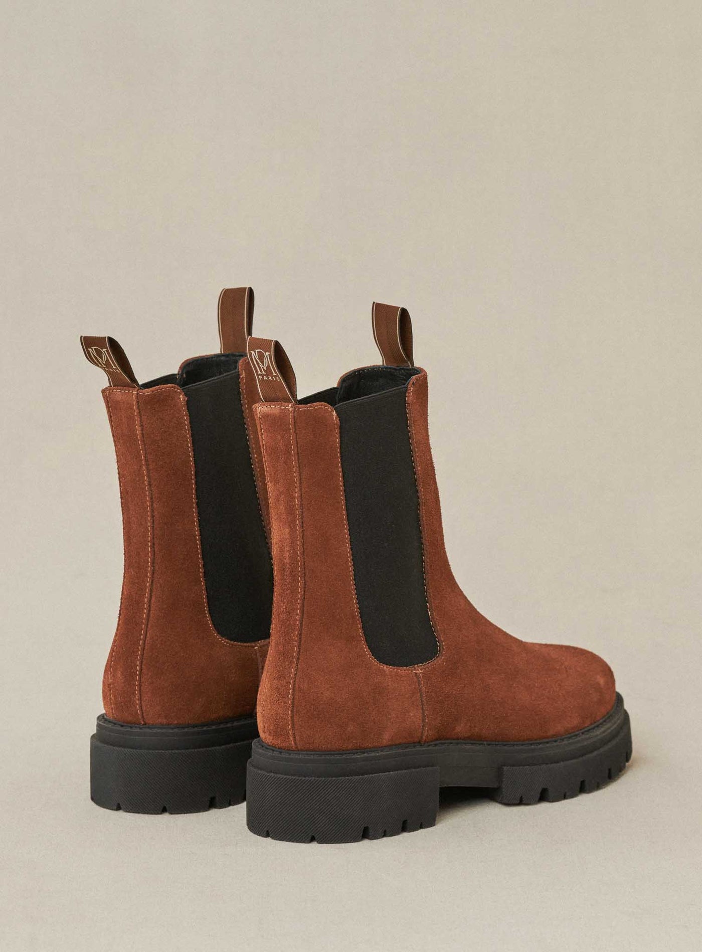 fw24 / flache Chuck-Stiefeletten - braun