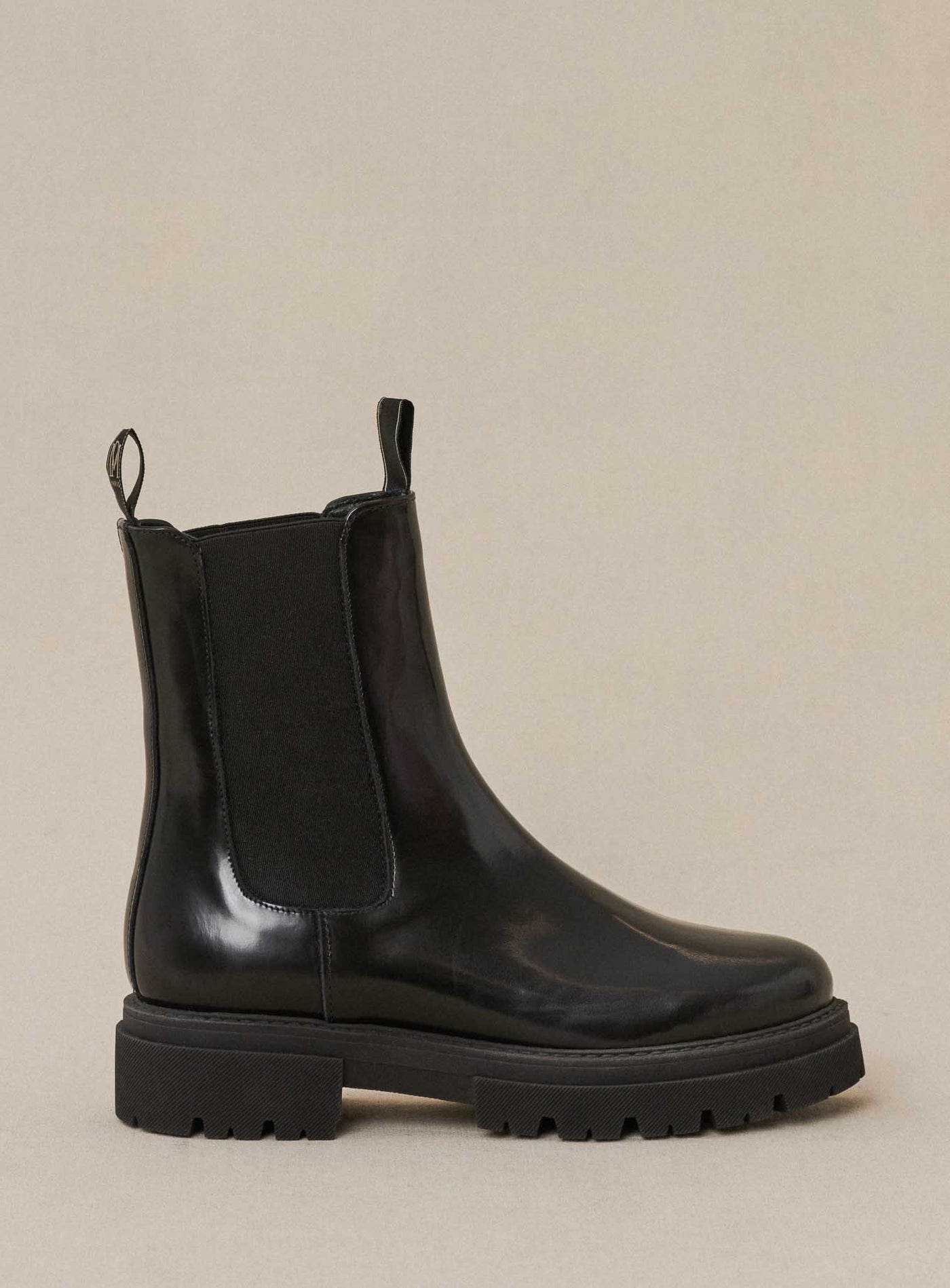 FW24 / Flache Chuck-Stiefeletten - Schwarz