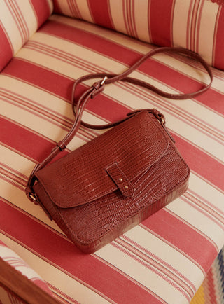 fw24 / sac servan serpent - cognac