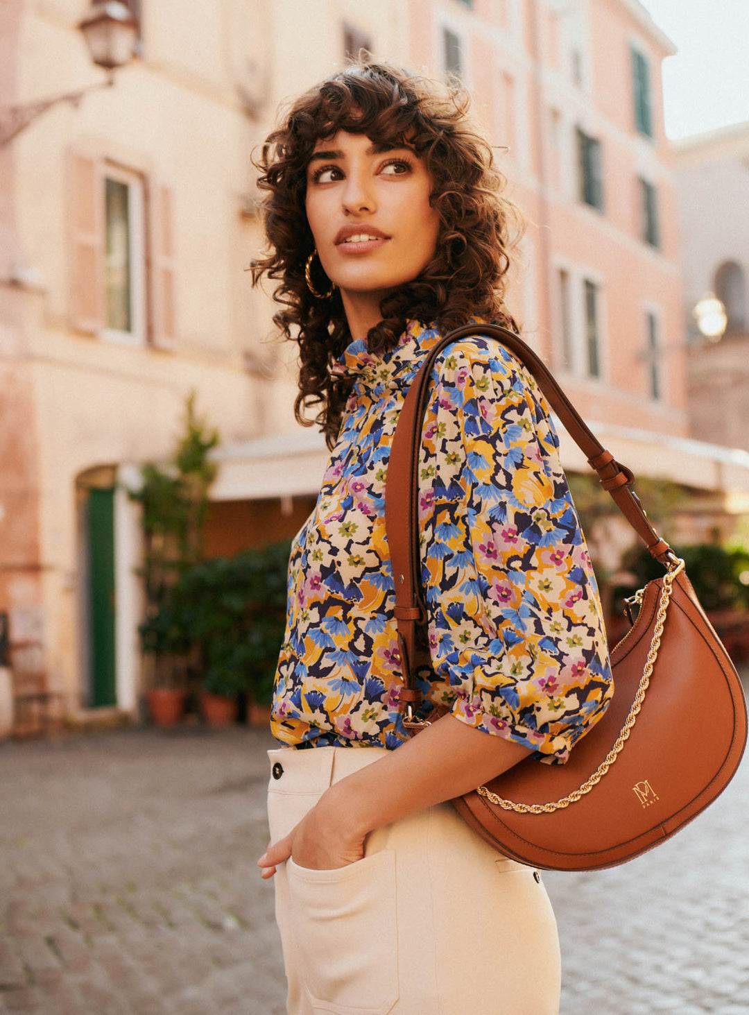 Sac BandouliÃ¨re Petite Mendigote Saula Sac Demi-Lune En Cuir