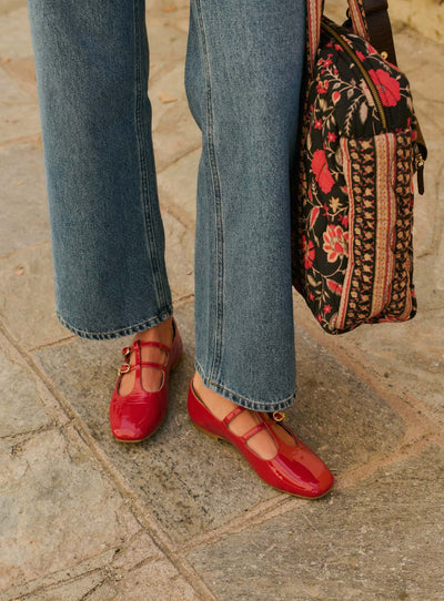 fw25 / celil ballerinas - red