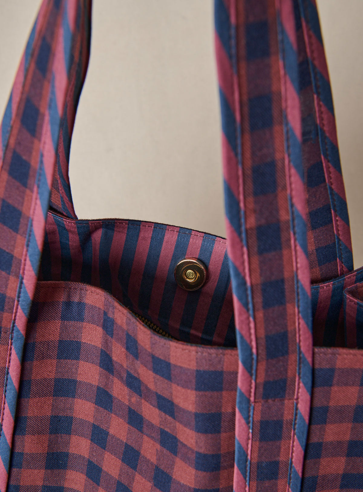 fw25 / Sai-Tasche – Kastanienkariert