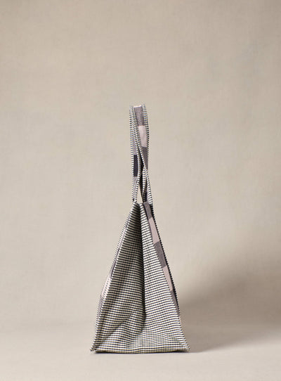 fw25 / sai tasche - große karos schwarz