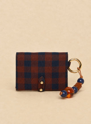 Porte cartes en tissu double Emile