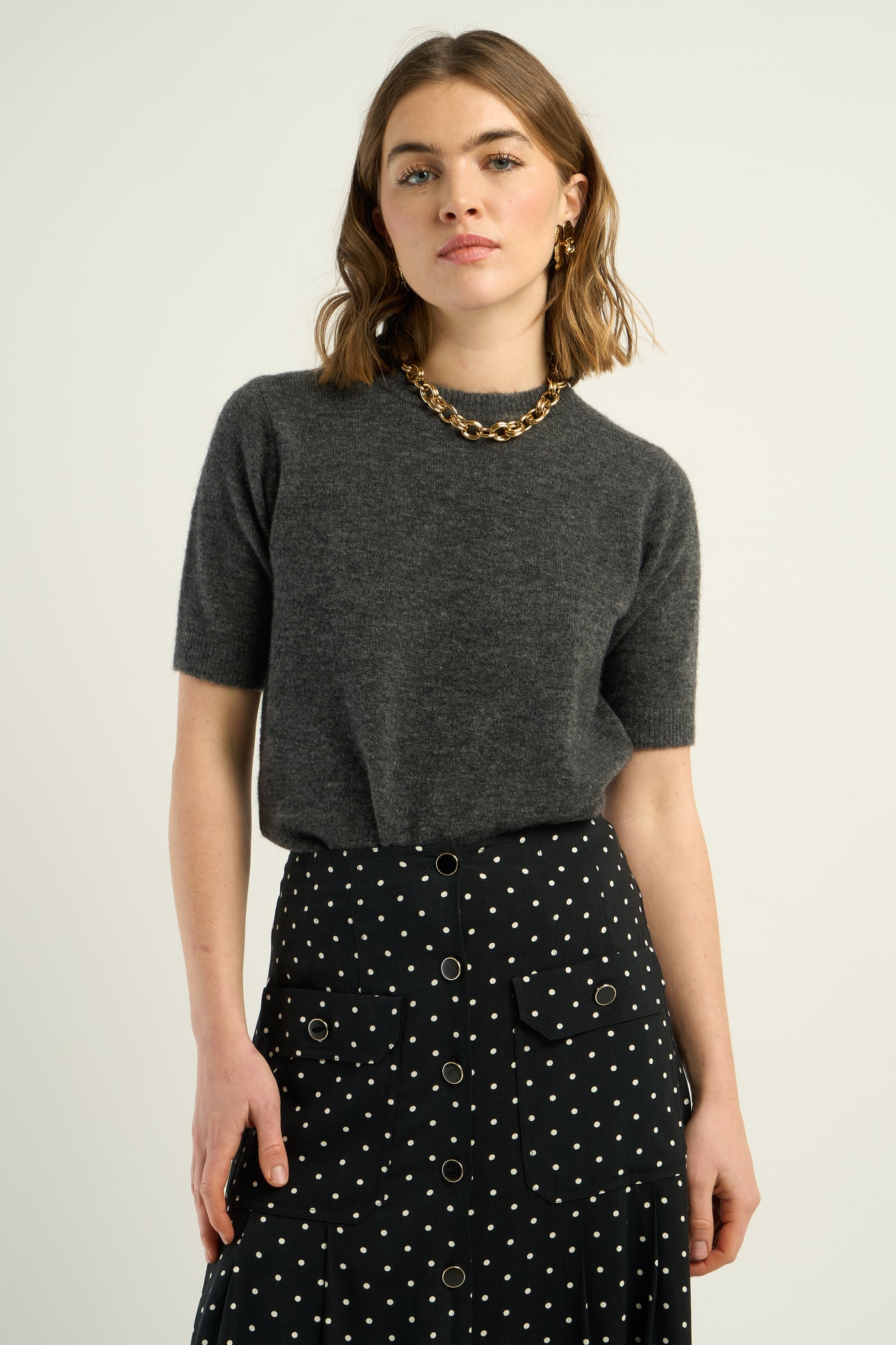 fw25 / margot sweater - charcoal