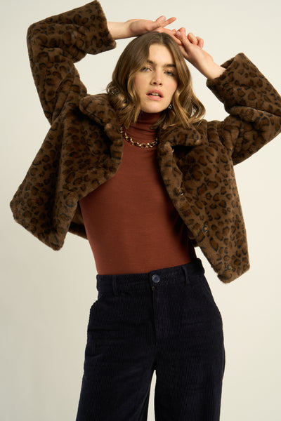 fw25 / Oprah-Mantel – Leopard