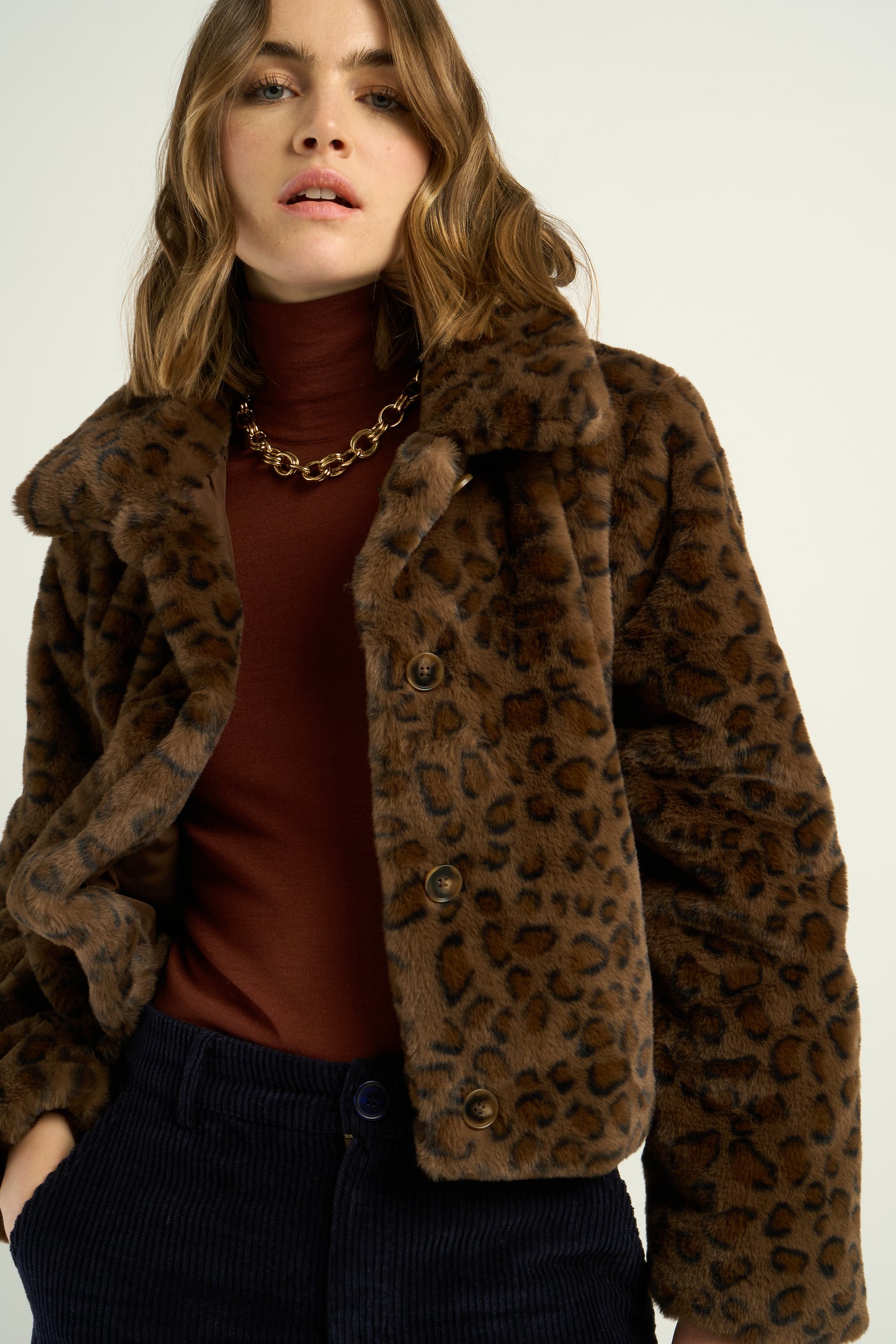 fw25 / Oprah-Mantel – Leopard