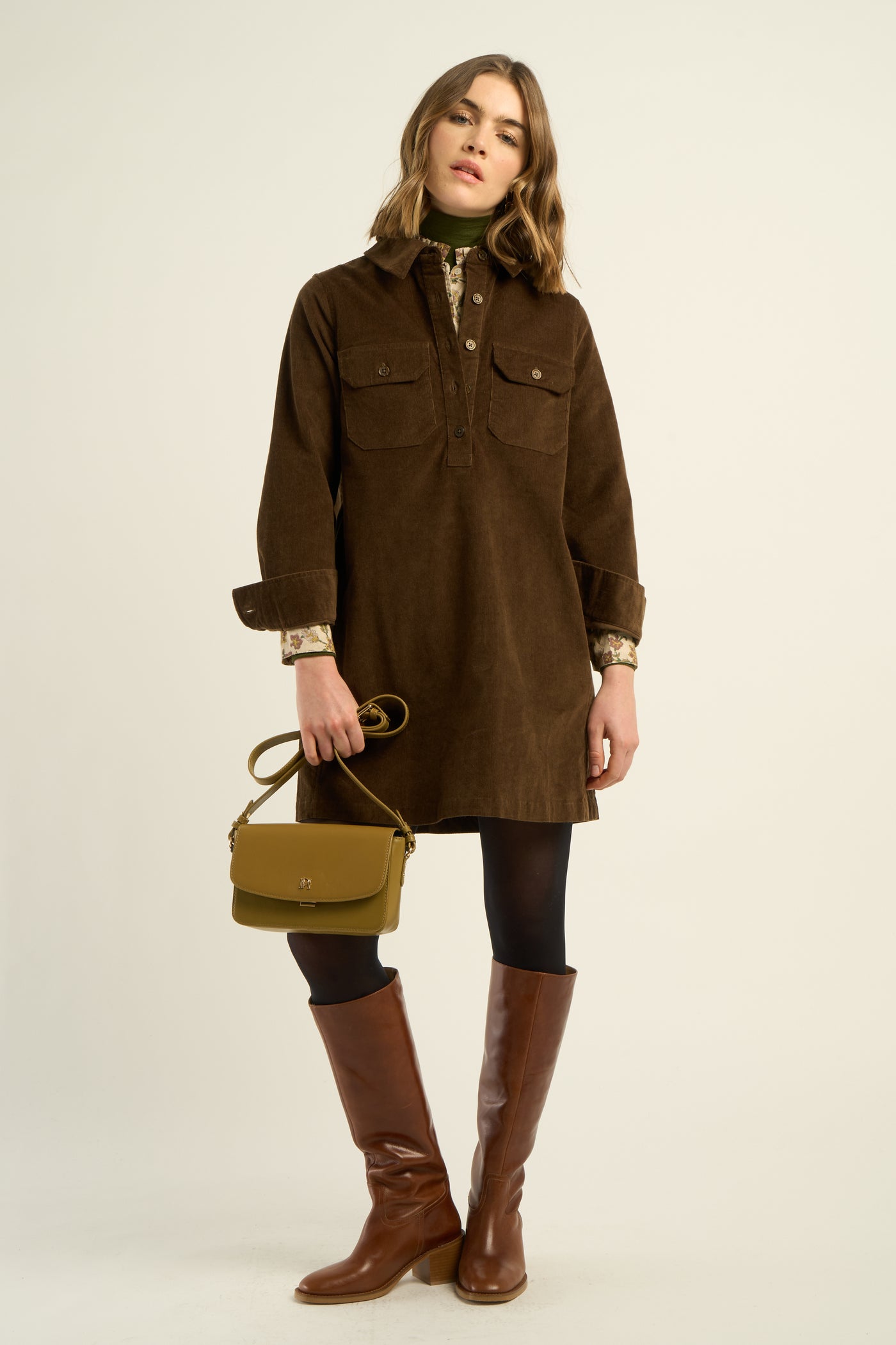 Robe en velours Lise