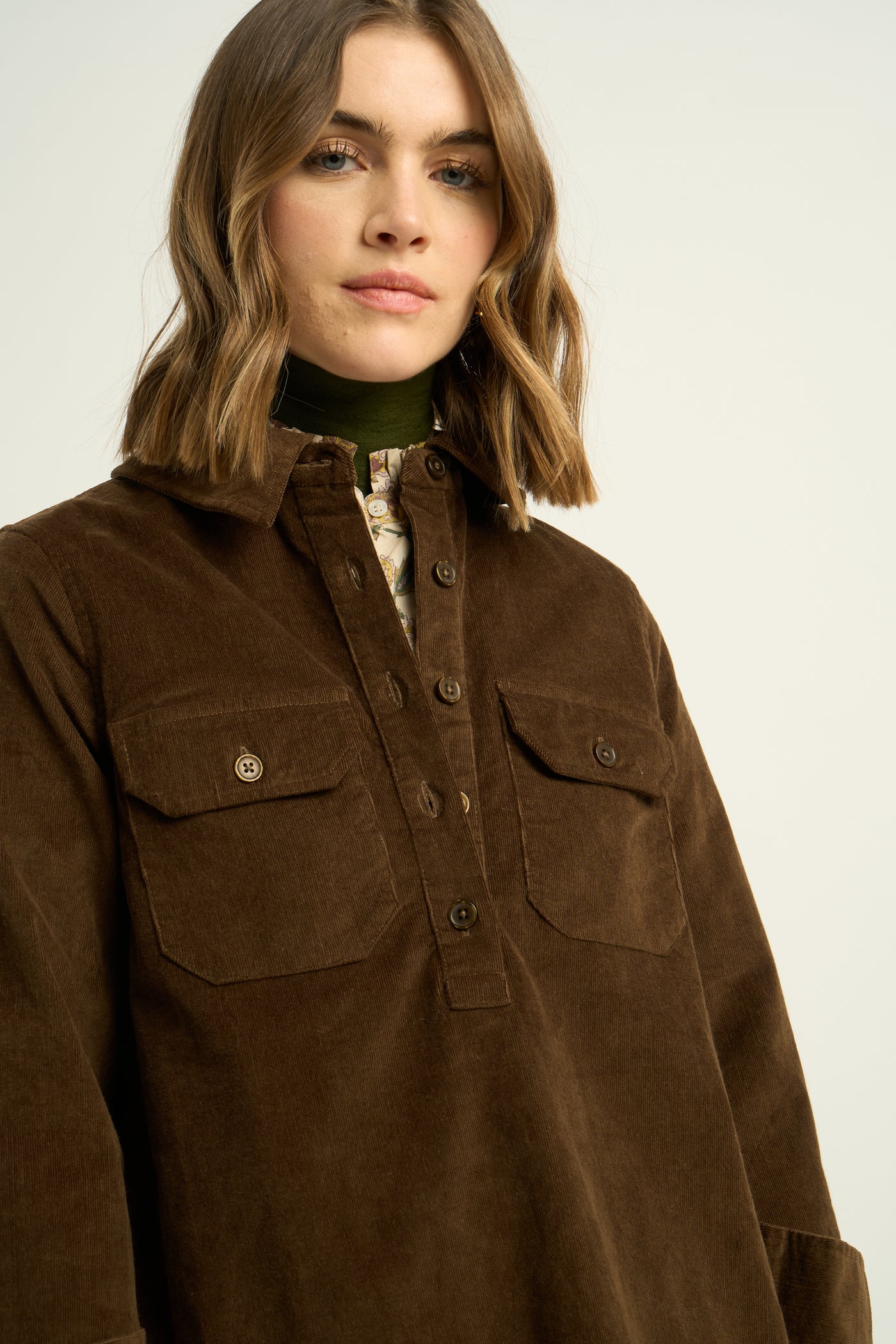 Robe en velours Lise