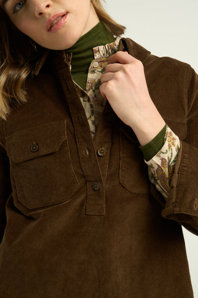 Robe en velours Lise