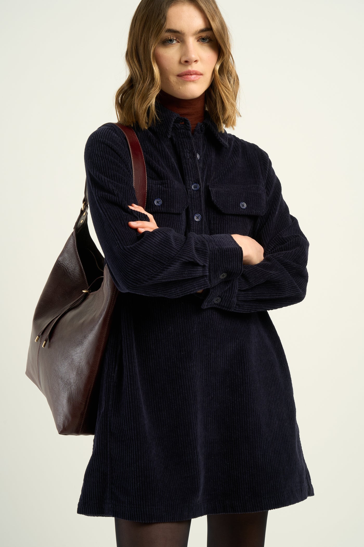 Robe en velours Lise