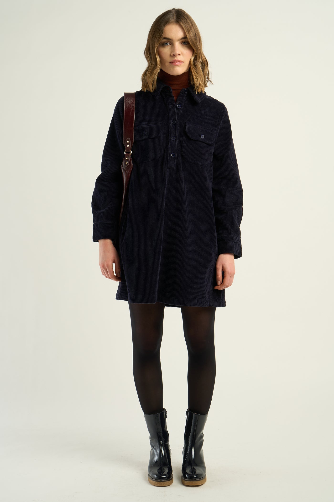 Robe en velours Lise