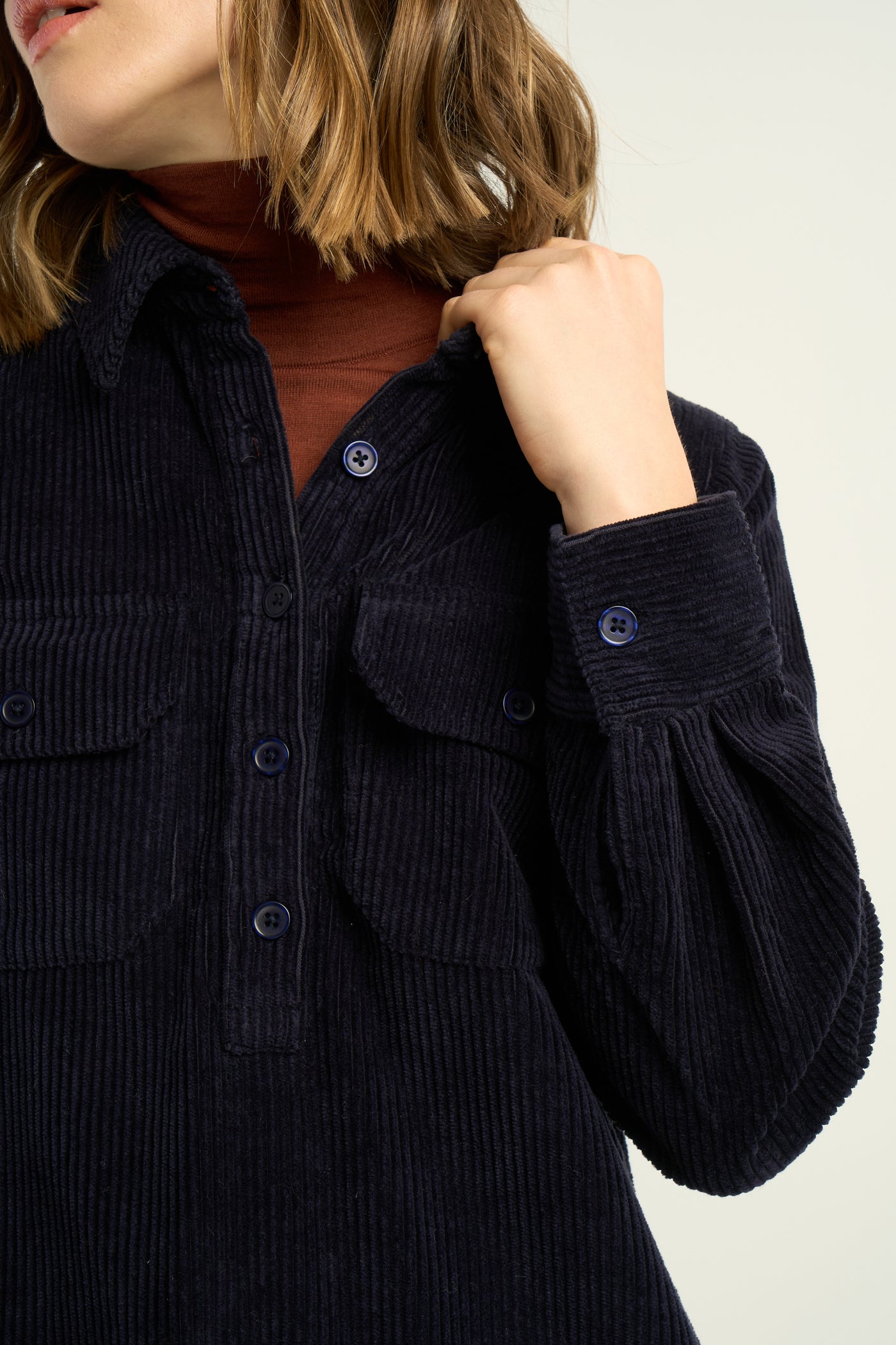 Robe en velours Lise