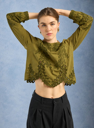 fw25 / top taylor - spinaci