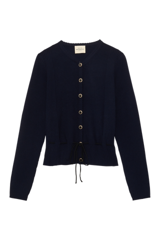 fw26 / Lea vest - navy