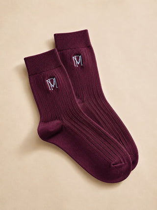 Chaussettes côtelées