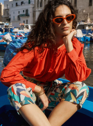 ss26 / top tea - poppy