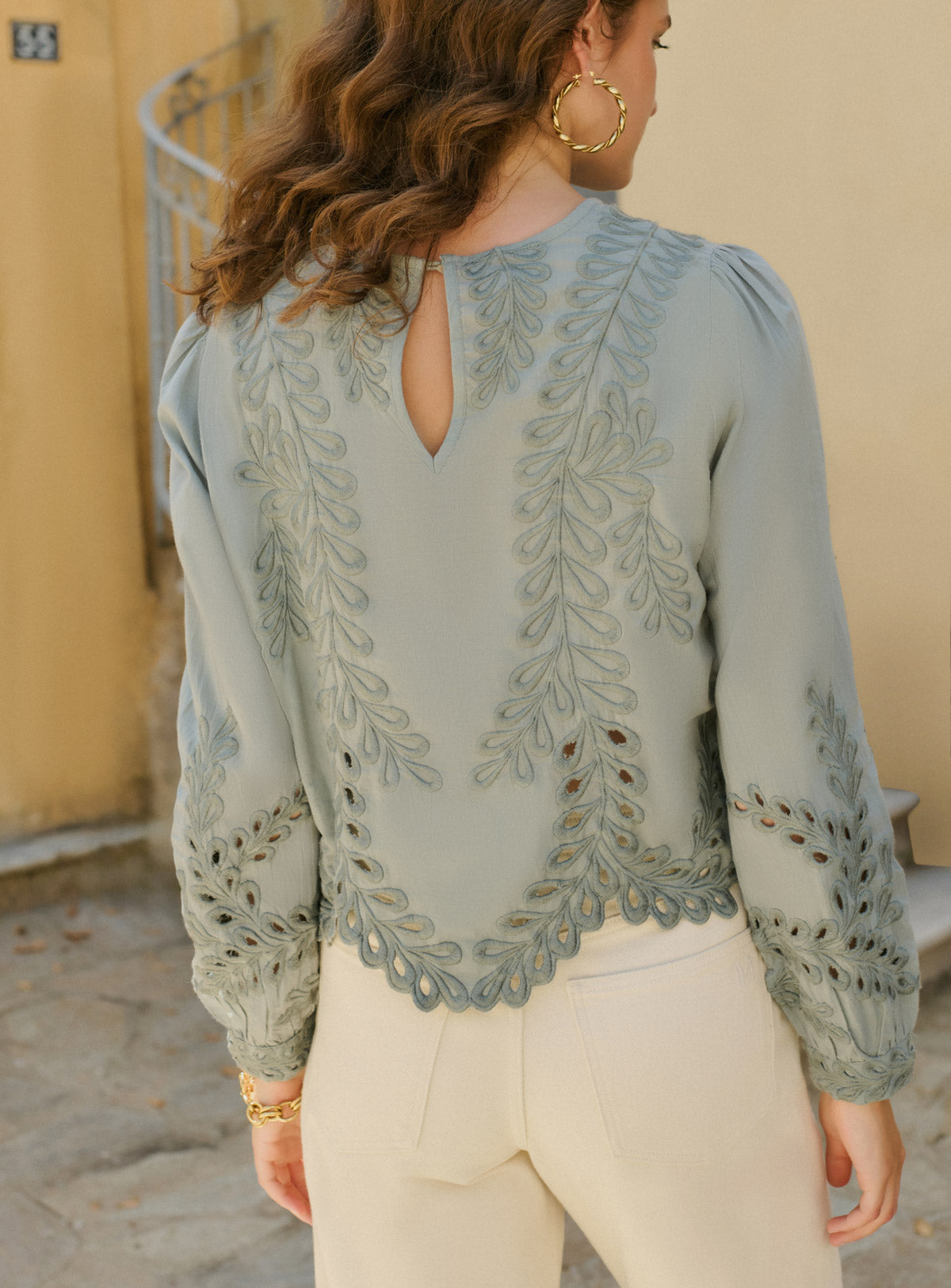 fw25 / Oberteil Taylor - Seladon