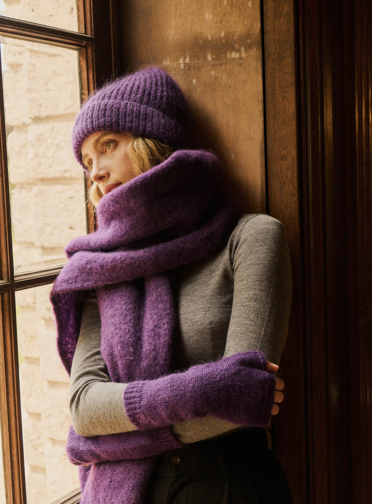 fw24 / alison bonnet - purple