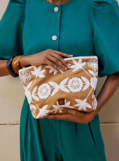 Pochette Eva XL broderie