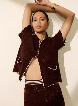 Chemise en maille Mina