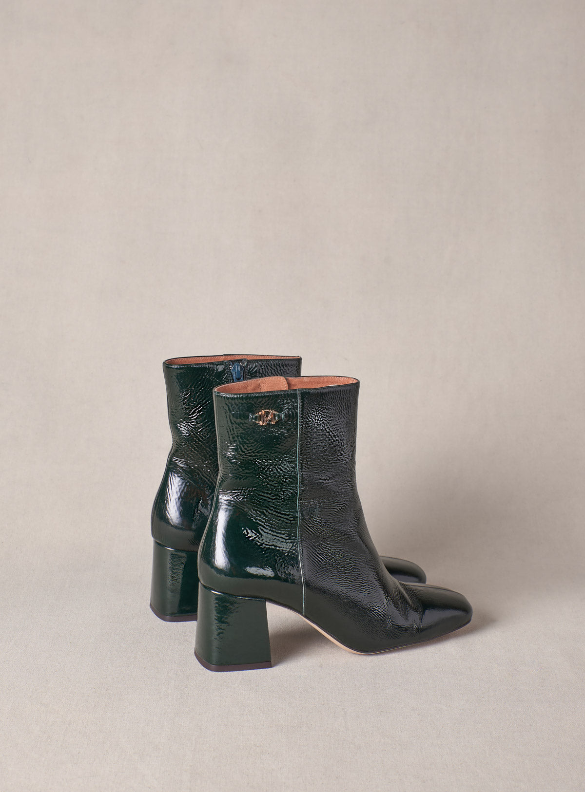 fw25 / cally ankle boots - green