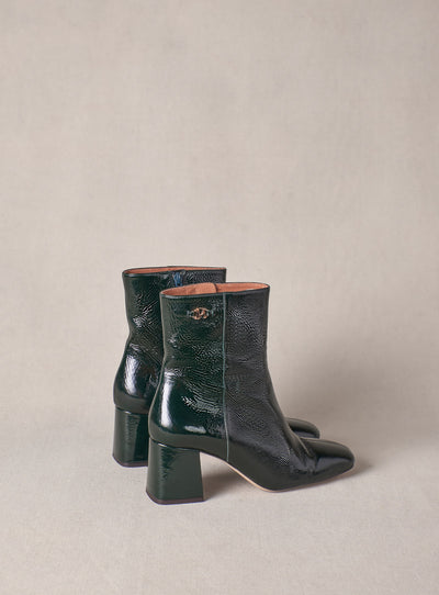 fw25 / cally ankle boots - green