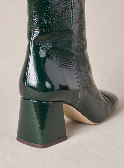 fw25 / cally ankle boots - green