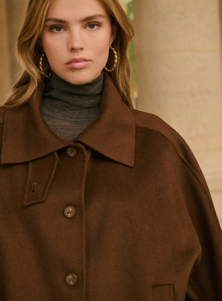 fw25 / odilon coats - chocolate