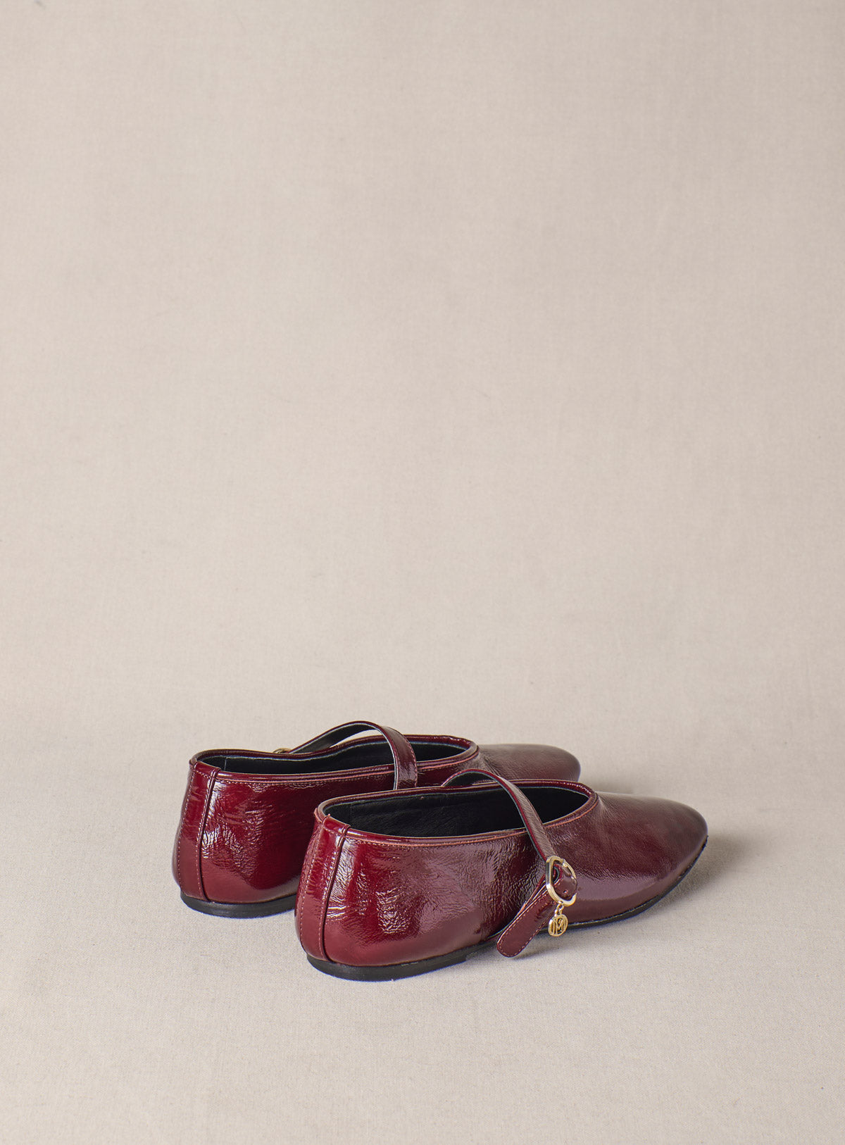fw25 / carlita ballerinas - eggplant
