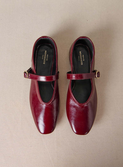 fw25 / carlita ballerinas - eggplant