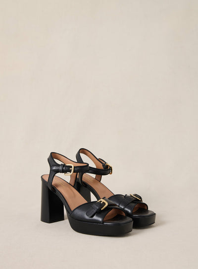 ss25 / celeste high heel shoe - black