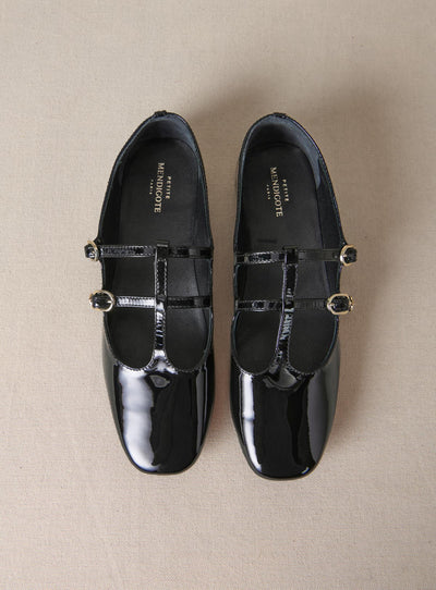fw25 / celil ballerinas - black