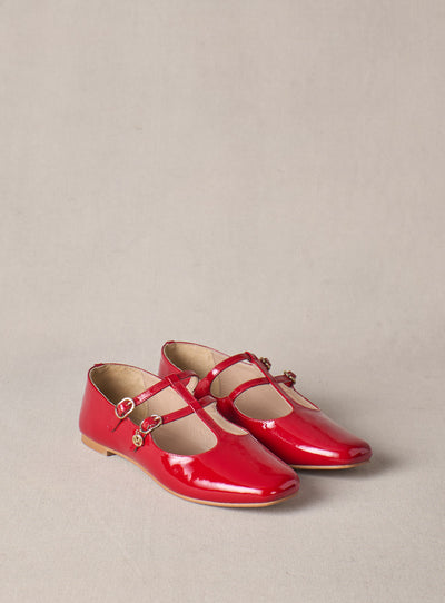 fw25 / celil ballerinas - red