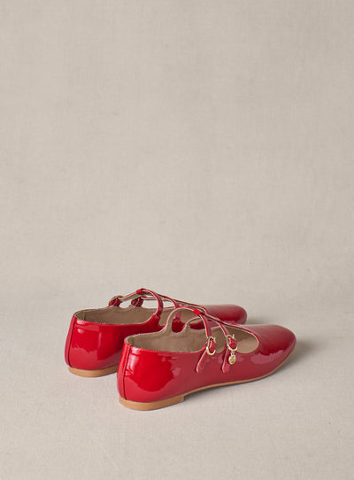 fw25 / celil ballerinas - red