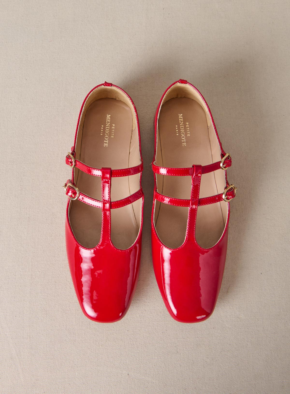 fw25 / celil ballerinas - red