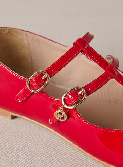 fw25 / celil ballerinas - red