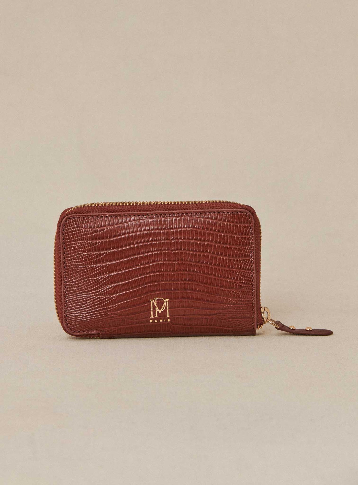 fw24 / porte carte edouard serpent - cognac