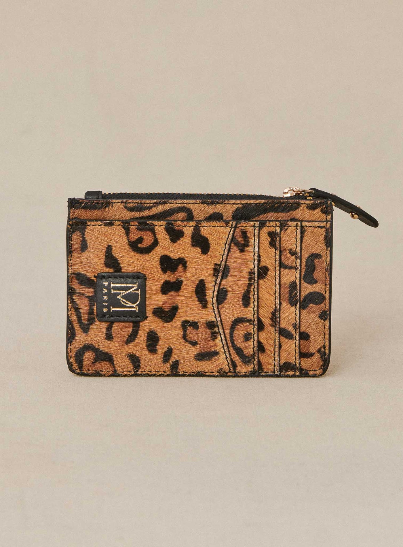 fw24 / porte carte elmo pony - leopard