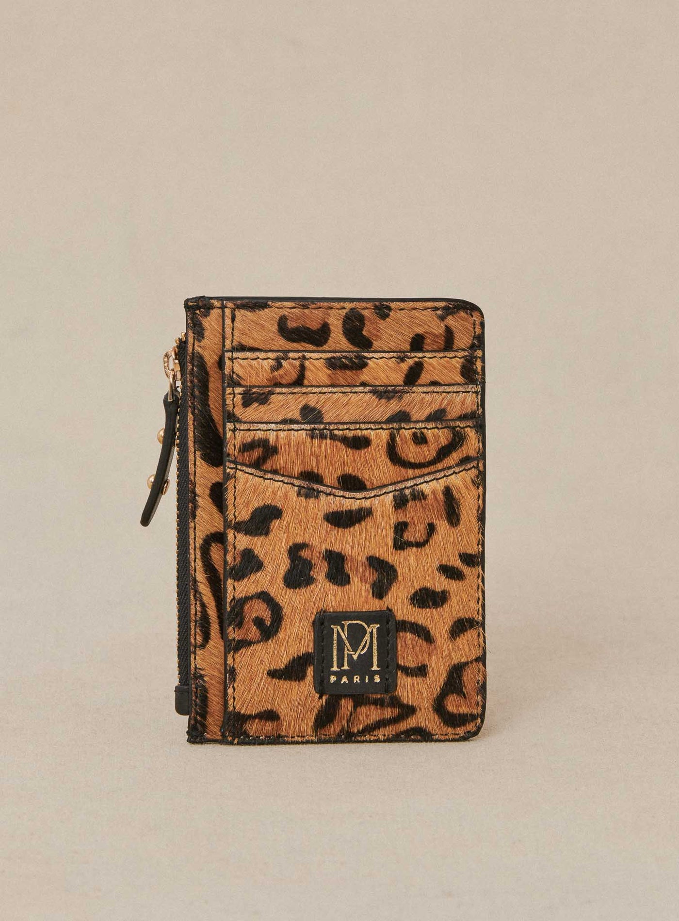 fw24 / porte carte elmo pony - leopard